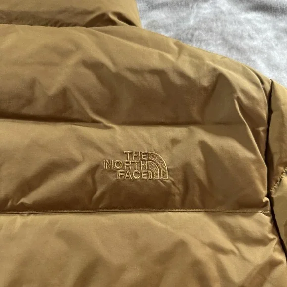 The North Face 550 Puffer Jacket Men's XL Brown Goose Down Pockets Utility Ski - Picture 10 of 15